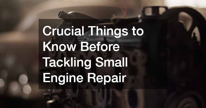 Crucial Things to Know Before Tackling Small Engine Repair